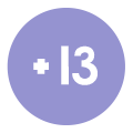 13 en adelante